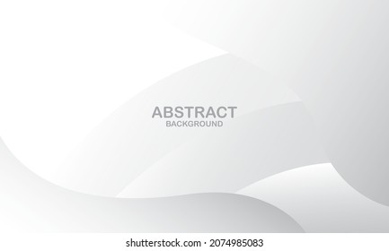 Resumen de fondo blanco y gris. Composición de formas fluidas. Ilustración del vector