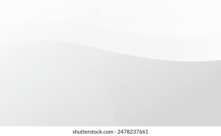 Abstract white and gray background. Fluid shapes composition. vector illustration for poster, web, cover, greeting, card, promotion, EPS 10