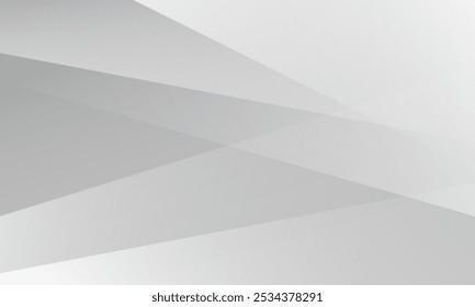 Abstractas fondo blanco y gris con diseño de Formas geométricas. Ilustración vectorial