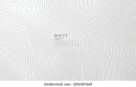 Resumen de fondo blanco y gris con una magnífica decoración de líneas doradas.