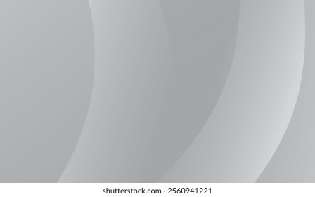 Abstract white  with gray background with gradient color and artistic dynamic line decoration