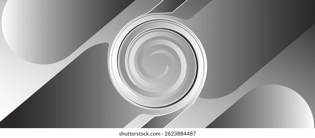 Abstract white and gray background. Minimal geometric white light background abstract design.