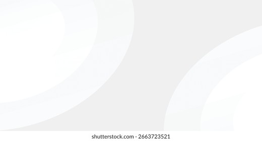 Abstractas fondo blanco y gris con diseño moderno a rayas y Formas redondas geométricas. Ilustración vectorial perfecta para Anuncios, carteles y diseños digitales.