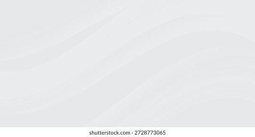 Abstrakter weißer und grauer Hintergrund mit modernem gestreiftem Design und geometrischen runden Formen. Vektorgrafik, perfekt für Banner, Poster und digitale Designs.
