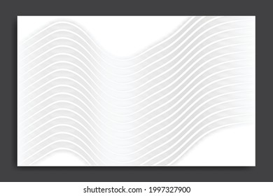 Abstract white and gray background. Nice vector for computer background, laptop, smartphone, web, banner, flyer etc