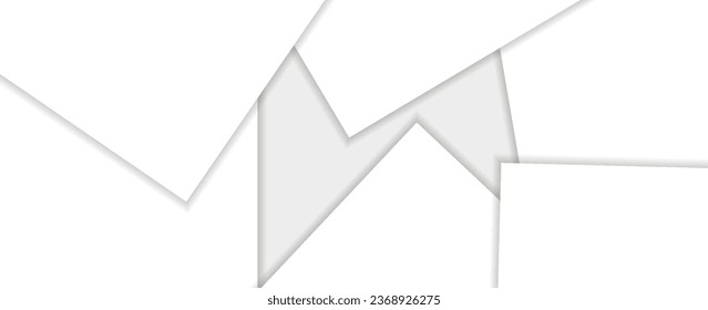 Abstract white and gray background. smooth abstract background, blurred pattern. Overlapping background. Abstract pale geometric pattern.vector