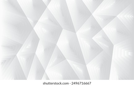 Abstract white and gray background. Smooth geometry background
