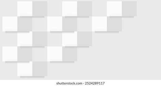 Fondo blanco y gris Abstractas. fondo abstracto liso, patrón borroso. Fondo de Vector pálido claro. Patrón geométrico pálido Abstractas EPS 10