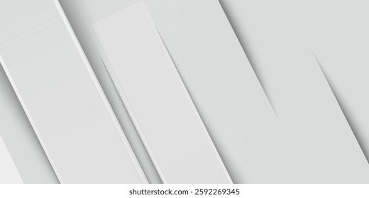 Abstract white and gray background. smooth abstract background, blurred pattern. Light pale vector background. Abstract pale geometric modern