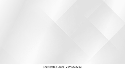 Abstract white and gray background with a smooth, blurred pattern. Light pale vector design featuring a subtle geometric pattern for modern and minimalistic aesthetics.