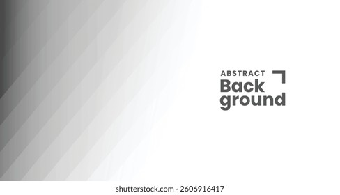 Abstract white gray background with text space and geometric pattern for company brochure banner
