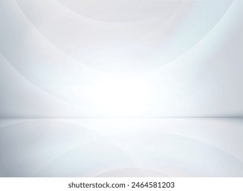 Abstract white and gray background. Vector illustration for your graphic design.