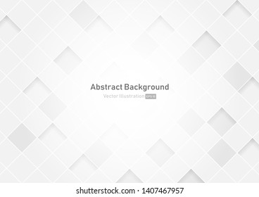 Abstract white and gray background.geometric modern design.vector Illustration.