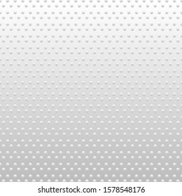 Abstract white and gray circles geometric hole pattern background and texture. Vector illustration