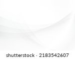 Abstract white and gray color background with geometric round shape and halftone effect. Vector illustration.