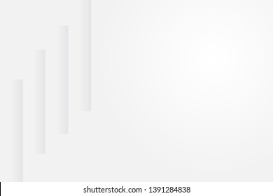 Abstract White and Gray Color Background Texture With Diagonal Lines | Vector Background can be used in cover design, book design, poster, flyer, banner, website backgrounds, advertising and more.