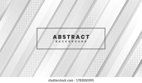 Abstract white and gray color background. texture with diagonal lines. Vector background can be used in cover design, book design, poster, cd cover, flyer, website backgrounds or advertising.