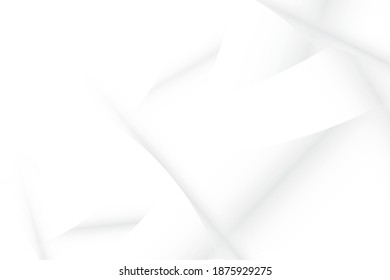 Abstract white and gray color background with modern style. Vector, illustration.