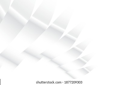 Abstract white and gray color background with modern texture. Vector, illustration.