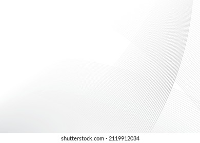 Resumen de color blanco y gris con rayas modernas. Ilustración vectorial.