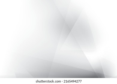 Resumen de fondo de color blanco y gris con forma geométrica. Ilustración vectorial.