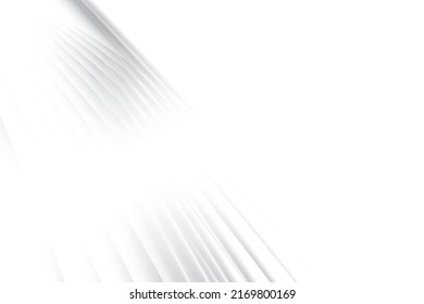 Abstract white and gray color background with geometric shape. Vector illustration.
