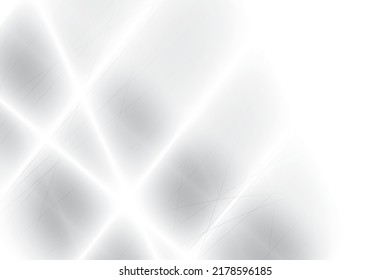 Abstract white and gray color background with modern stripe. Vector illustration.