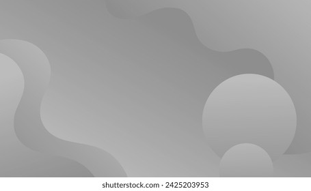 Abstract white and gray color background.  Modern and Creative Trend design in vector illustration