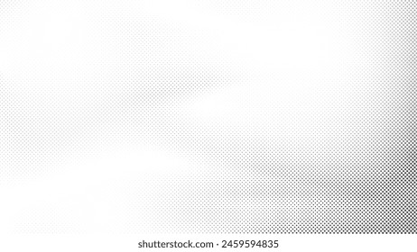 Abstract white and gray color background with halftone effect, dot pattern. Vector illustration.