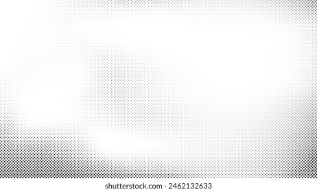 Abstract white and gray color background with halftone effect, dot pattern. Vector illustration.