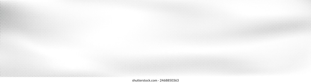 Abstract white and gray color background with halftone effect, dot pattern. Vector illustration.