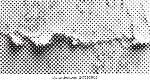 Abstract white and gray color background with halftone effect, dot pattern. Vector illustration.