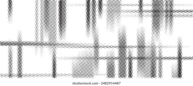 Abstract white and gray color background with halftone effect, dot pattern