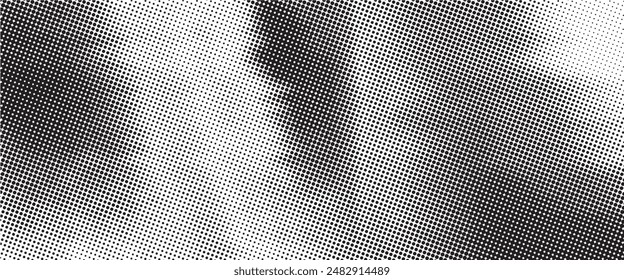 Abstrakter weißer und grauer Farbhintergrund mit Halbtoneffekt, Punktmuster ilustrasi Vektor