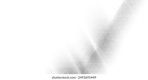 Abstract white and gray color background with halftone effect, dot pattern. Vector illustration.