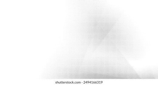 Abstract white and gray color background with halftone effect, dot pattern. Vector illustration.