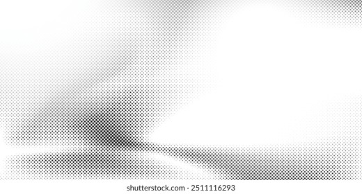 Abstract white and gray color background with halftone effect, dot pattern. Vector illustration.