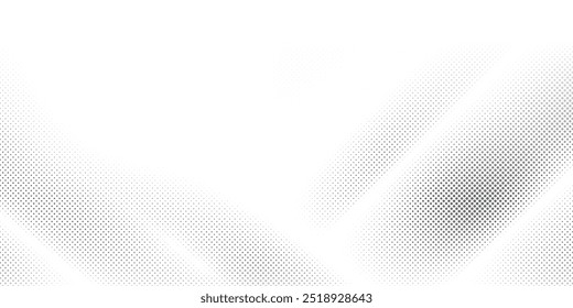 Abstract white and gray color background with halftone effect, dot pattern. Vector illustration.