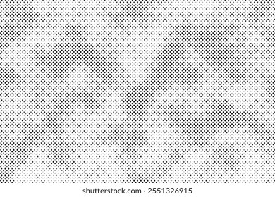 Abstract white and gray color background with halftone effect, dot pattern. Vector illustration.