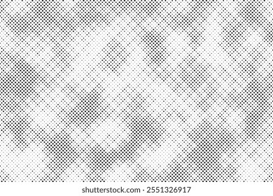 Abstract white and gray color background with halftone effect, dot pattern. Vector illustration.