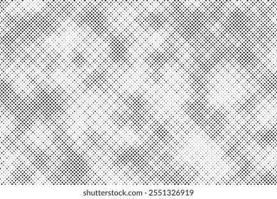 Abstract white and gray color background with halftone effect, dot pattern. Vector illustration.