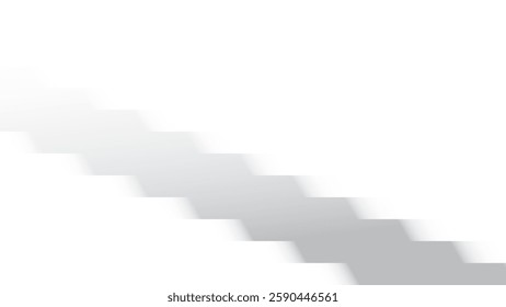 Abstract white and gray color background with zigzag pattern. Vector illustration.
