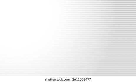 Abstract white and gray color background with ripple, roof pattern. Vector illustration.