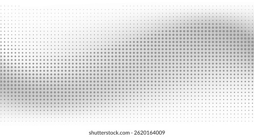 Abstract white and gray color background with halftone effect, dot pattern. Vector eps10
