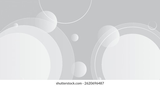 Abstract white and gray color background. Eps10 vector