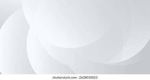 Fondo Abstractas de color blanco y gris. Formas de gradiente líquido Vector de diseño de fondo de composición EPS10