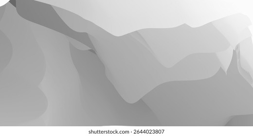Abstract white and gray color background with geometric round shape, bokeh light, blured pattern. Vector illustration.