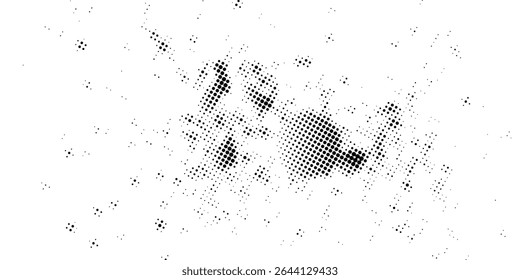 Abstract white and gray color background with halftone effect, dot pattern. Vector illustration