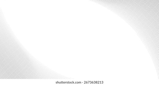 Abstract white and gray color background with halftone effect, dot pattern. Vector illustration.eps.10
