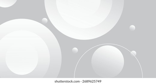Abstract white and gray color background. Eps10 vector